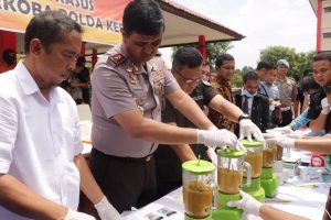 Polda Kepri Musnahkan Barang Bukti Narkoba