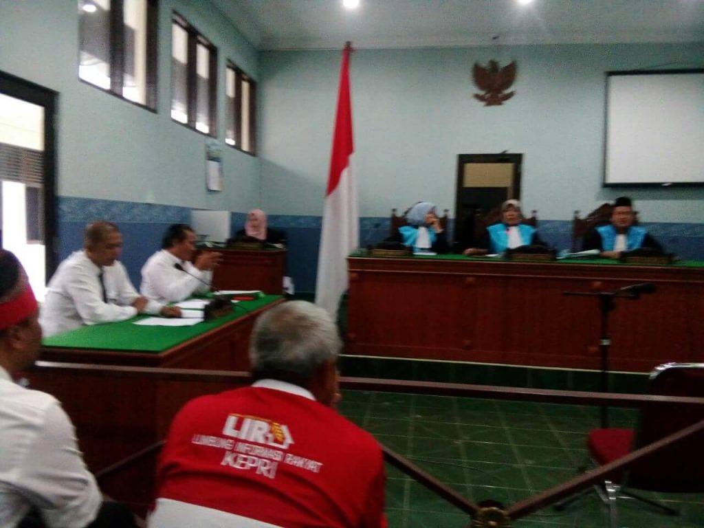 PTUN Tanjungpinang Laksanakan Sidang Pertama Terkait Wagub Kepri