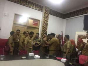Lis Darmansyah Berpamitan Dengan Para Kepala OPD dan Pegawai Lingkungan Pemko Tanjungpinang