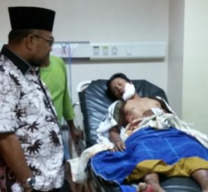 Lis Darmansyah Jenguk Dan Bantu Korban Tersengat Listrik