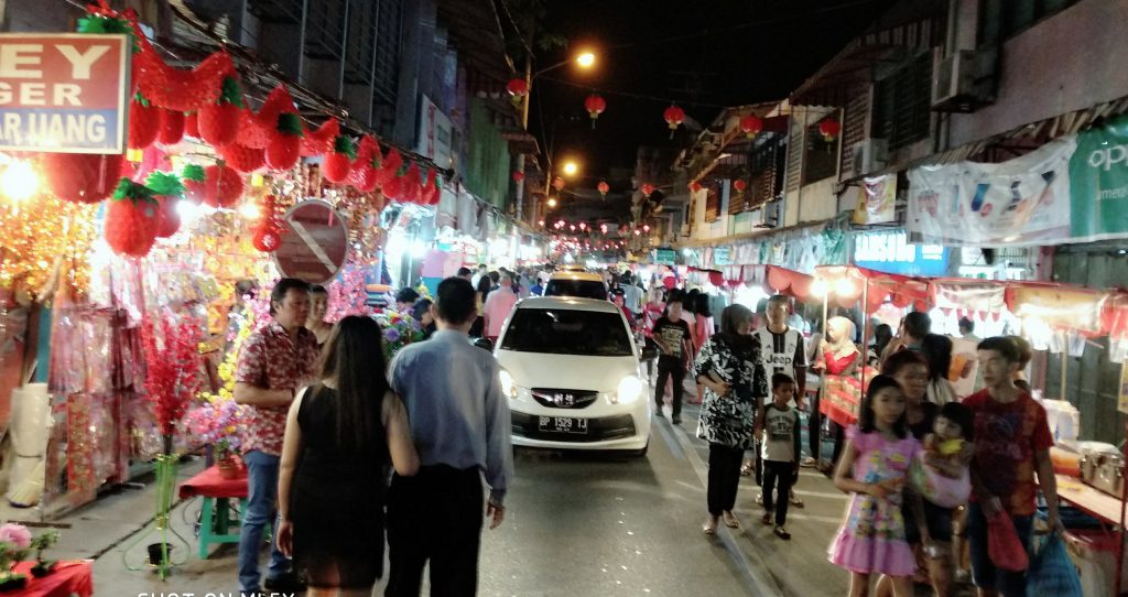 Jalan Pasar Ikan Dan Jalan Merdeka Berubah Bak China Town