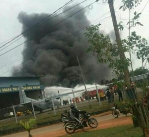 Konsleting Listrik Penyebab Terjadinya Kebakaran di Lanudal IV Tanjungpinang