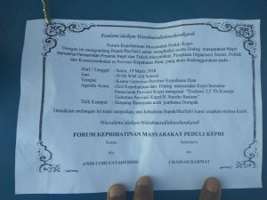 Aksi FKMPK Akan Disampaikan Dengan Ala Tunjuk Ajar Melayu