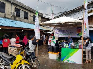 BPJS Ketenagakerjaan Tanjungpinang “Gerak Cepat” Dari Lapak ke Lapak Pasar KUD