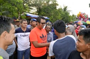 Pembangunan Jembatan Tanah Merah, Desa Penaga Dikerjakan Tahun 2018 Ini