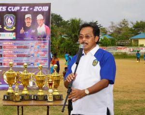 Nurdin : Terimakasih Penyelenggara Turnamen Sepak Bola Jurnalis Cup II 2018