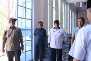 Bupati Bintan Tinjau Pembangunan Stadion Bola Busung