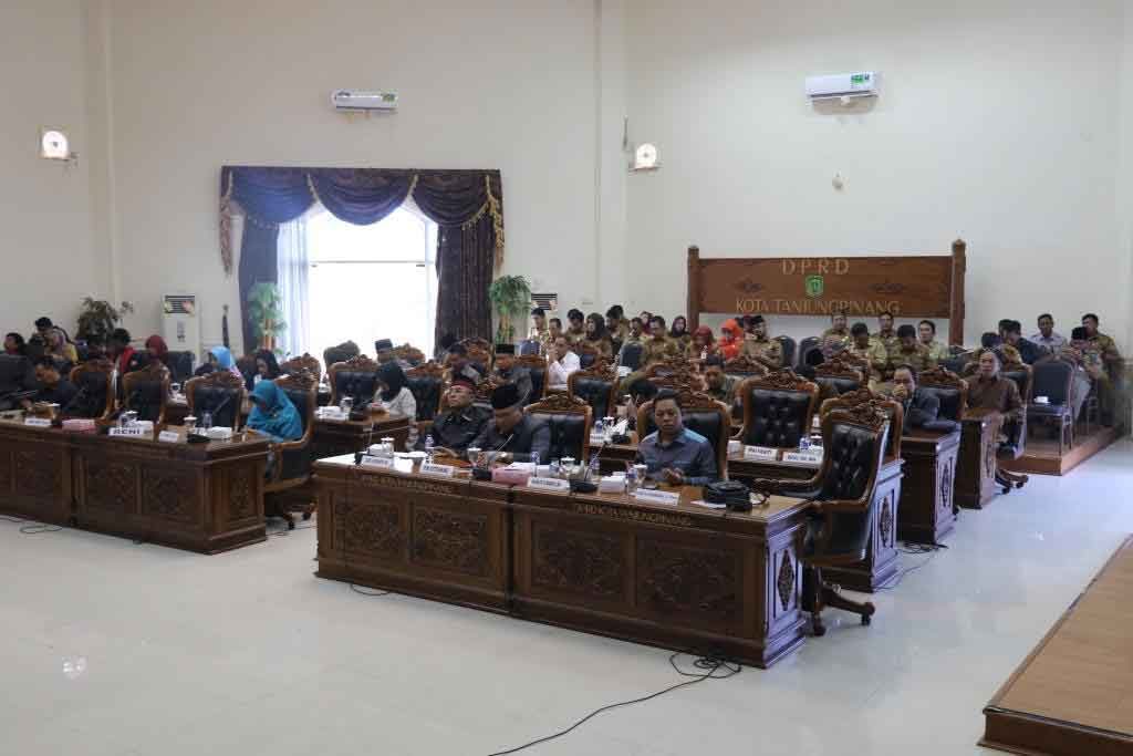 DPRD Kota Tanjungpinang Telah Bentuk 7 Fraksi