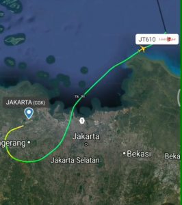 Pesawat Lion Air JT-610 Rute Jakarta- Pangkal Pinang Dilaporkan Jatuh