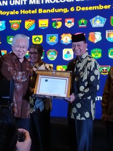 Dari 9 Kota, Tanjungpinang Salah Satu Penerima Piagam Daerah Tertip Ukur