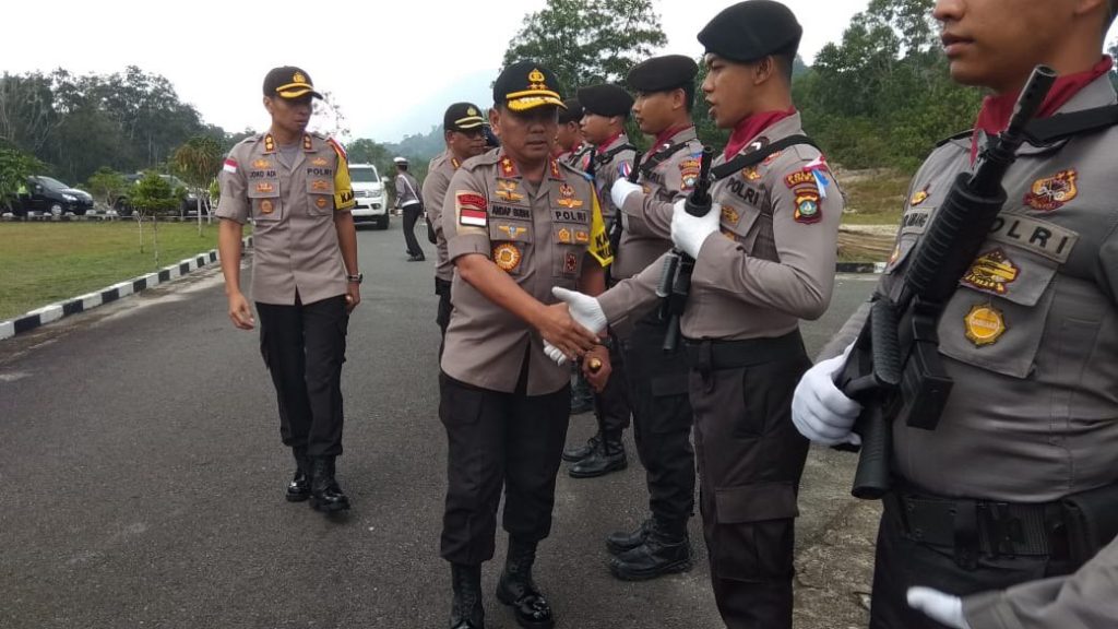 Kapolda Kepri Tinjau Kesiapan Operasi Lilin Seligi di Mapolres Lingga