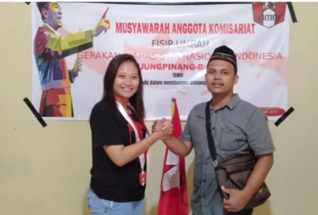 Pidiyanti Terpilih Sebagai Ketua Komisariat GMNI Fisip Umrah