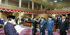 Pelantikan PAW 3 Anggota DPRD Kepri, Jumaga: Mari Kita Kerja Keras