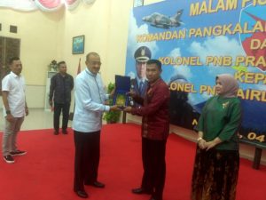 Hamid Rizal Hadiri Malam Pisah Sambut Komandan Lanud RSA Ranai