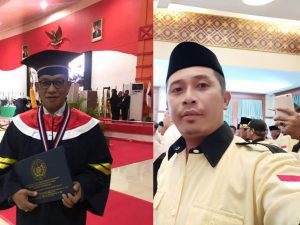 Bupati Lingga Wisuda, Kades Sungai Pinang Diyau Ucapkan Selamat