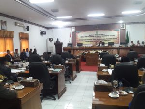 Tanpa Kehadiran Eksekutif, Pengesahan APBD Natuna 2020 Tetap Berlangsung