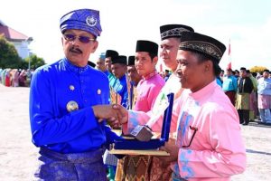 Pemkab Natuna Gelar Apel Peringatan HUT  Natuna ke-20