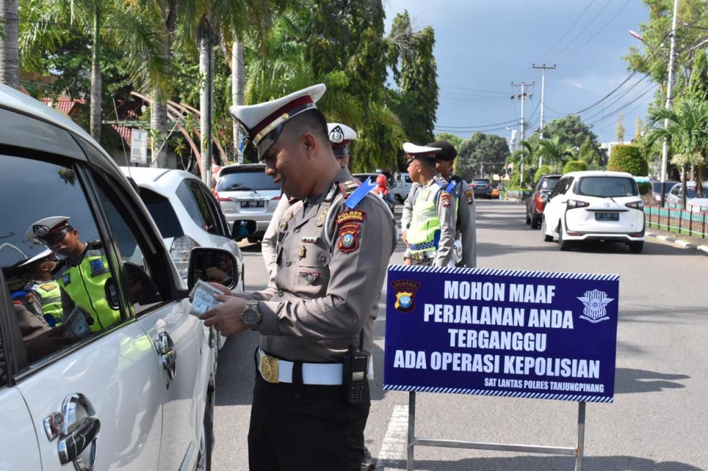Perdana, 76 Kendaraan Terjaring Operasi Zebra