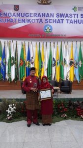 Natuna Terima Penghargaan Kabupaten Sehat 2019