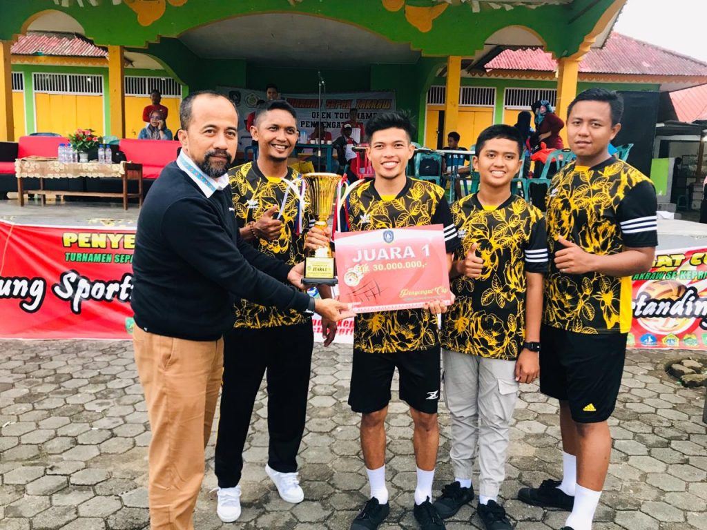Tim Takraw Kepri Saling Tunjuk Kehebatan di Turnamen Penyengat Cup 2019