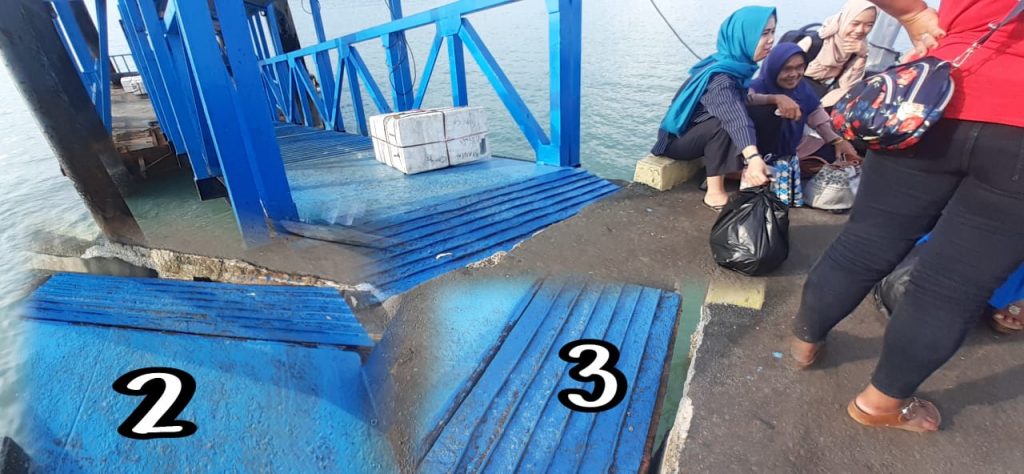 Ponton Tanjung Buton Menunggu Ambruk