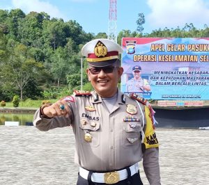 Kasat Lantas Polres Lingga Sketsakan Rekayasa Lalu Lintas Tahun Baru 2020