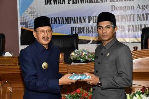 Bupati Natuna Sampaikan Pidato Rancangan Perubahan APBD Tahun Anggaran 2020