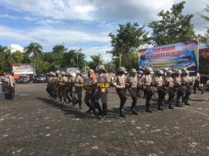 Jelang Pilkada 2020, Polres Tanjungpinang Tingkatkan Latihan Pengendalian Massa