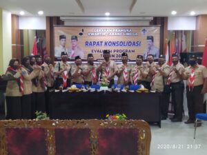 Kwarcab Lingga Gelar Raker Evaluasi Program 2020