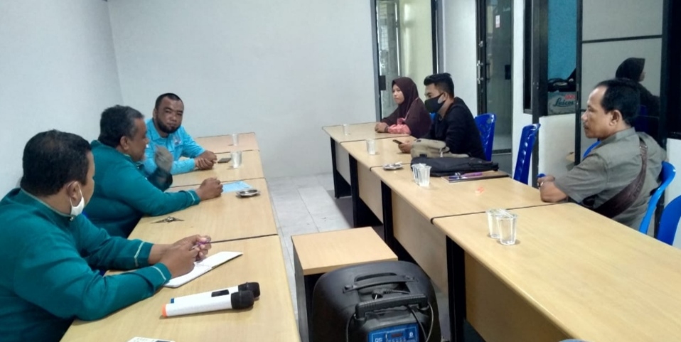 Konsolidasi Organisasi PUK FSP LEM SPSI Bengkalis Datangi PDAM Tirta Terubuk Bengkalis