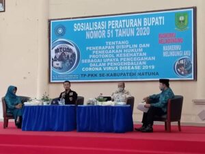 TP-PKK Kabupaten Natuna Sosialisasi Perbup 51 Tahun 2020