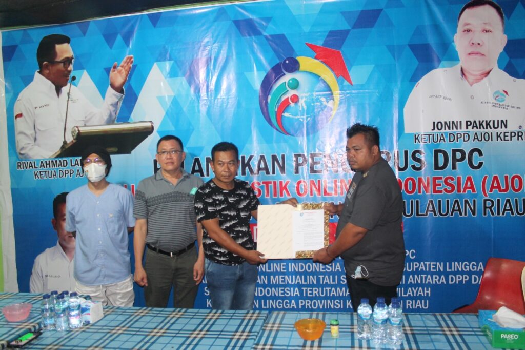 Sekretariat AJOI Lingga Akhirnya Diresmikan