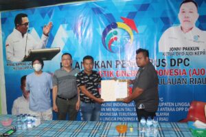 Sekretariat AJOI Lingga Akhirnya Diresmikan