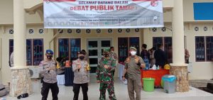 Debat Publik Pilkada Lingga, Dijaga Ketat 75 Personil Polri/TNI dan Satpol PP