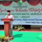 Santri Pesantren Baitul Mukhasin Wisuda, Kecamatan Singkep Barat Jadi Saksi