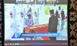 Gubernur Riau Lantik Pasangan Bupati Bengkalis dan Walikota Pekanbaru