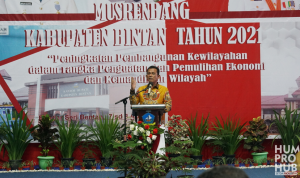 Buka Musrenbang, Ansar Ingatkan Perekonomian Bintan Harus Bangkit