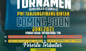 PWI Tanjungpinang-Bintan Gelar Sepak Bola Usia Dini