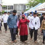 Resmikan Bazar Ramadhan, Rahma Kembali Ingatkan Prokes