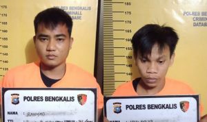 Tim Gabungan Elang Malaka di Bengkalis Ringkus Dua Orang Kurir Narkotika