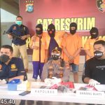 Satreskrim Polres Bengkalis Tangkap Empat Pelaku Penculikan Menggunakan Senpi