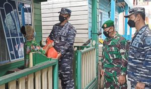 Laksanakan Anjangsana, Danlanal Tarempa Ingin TNI Semakin Solid dan Kuat