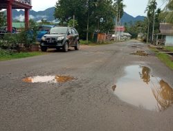 PUPR Lingga Anggarkan Rp843 Juta Rehabilitasi Jalan Salak, Warga : Kami Awasi