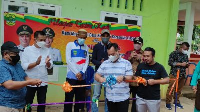 Bupati Lingga Meresmikan PDAM Desa Kelombok