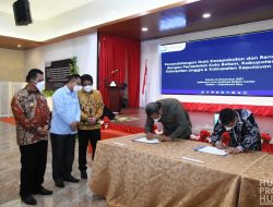 Hadiri Nota Kesepahaman dan Rencana Kerja, Ansar Mengharapkan Pelayanan Publik Lebih Baik