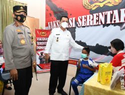 Hadiri Kegiatan Vicon Terkait Strategi Vaksin dan Nataru, Kapolri Berikan Pujian Pada Ansar