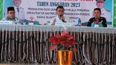 Bupati Natuna Buka Kegiatan Musrenbang di Kecamatan Pulau Tiga