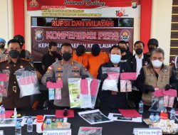 Polres Bintan Musnahkan 2Kg Sabu, Dua Orang Dijadikan Tersangka