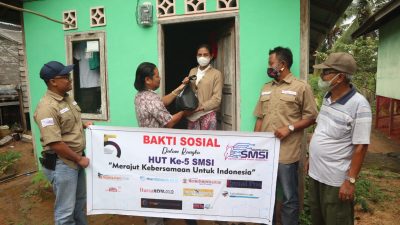 Sambut HUT SMSI ke 5, SMSI Natuna Gelar Bhakti Sosial