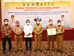 Gubernur Ansar Buka Rapat Koordinasi Kediklatan Provinsi Kepri